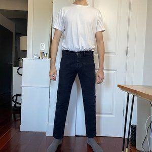 Basicon Navy Velvet Pants